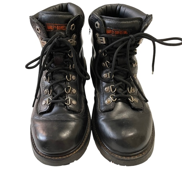 Harley-Davidson Black Hiking Riding Boots - Picture 5 of 15
